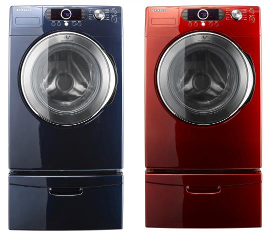 Totally Geeky or Geek Chic? Colorful Washing Machines